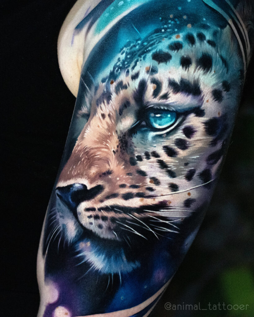 magical snow leopard