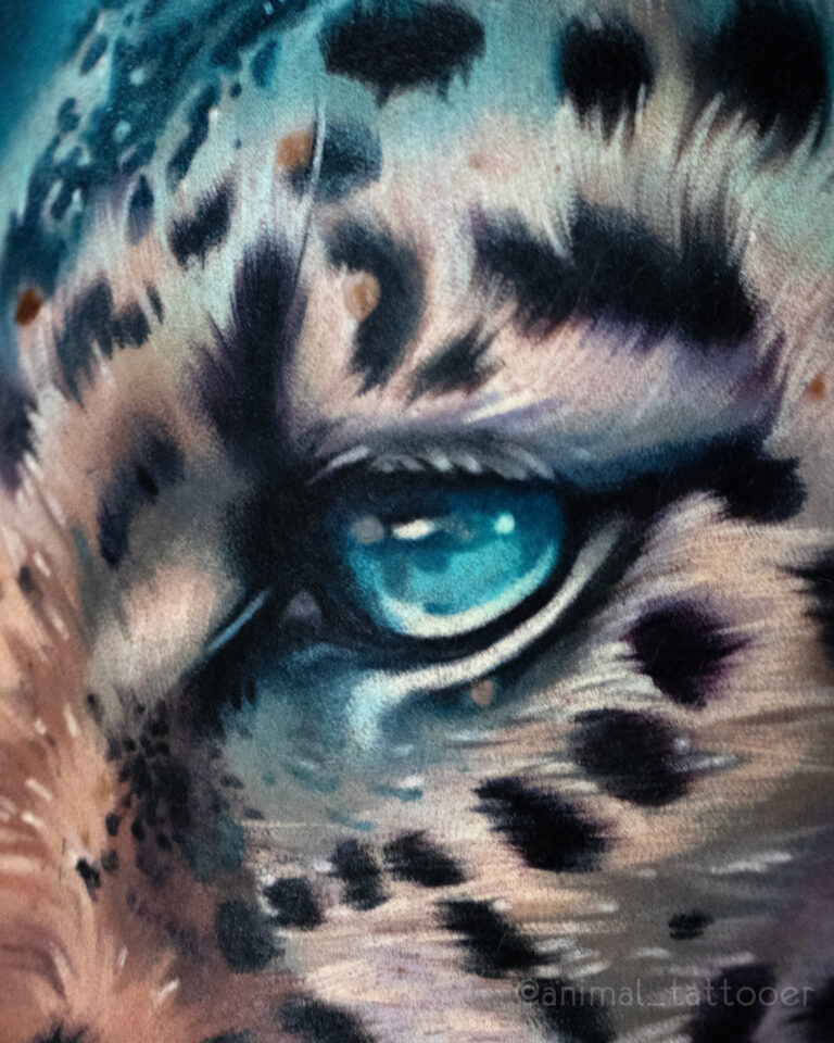 magical snow leopard