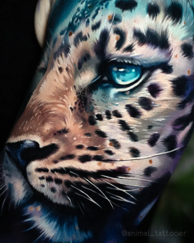 magical snow leopard