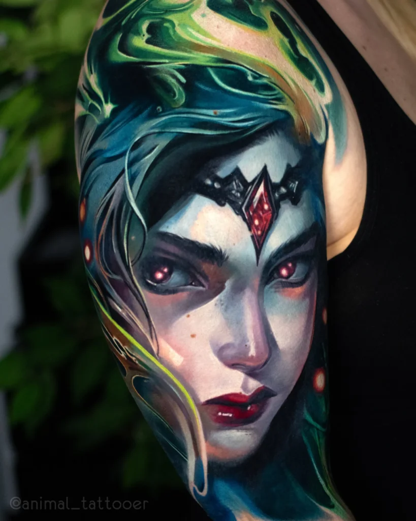 A witch portrait