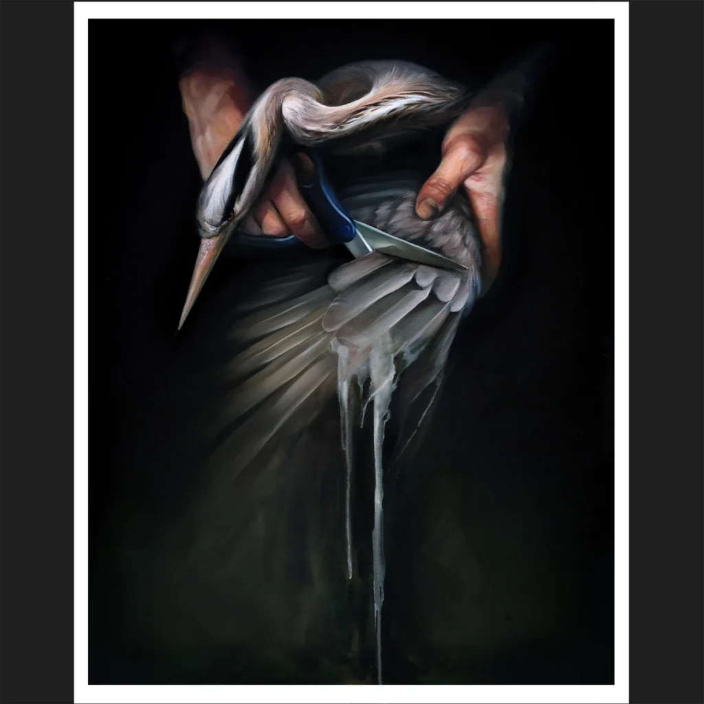 “Skyend” Oil on canvas