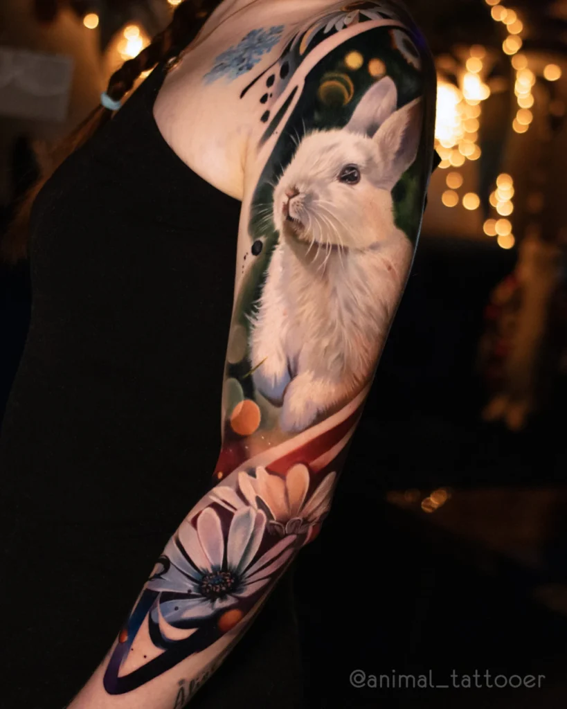 A cute bunny