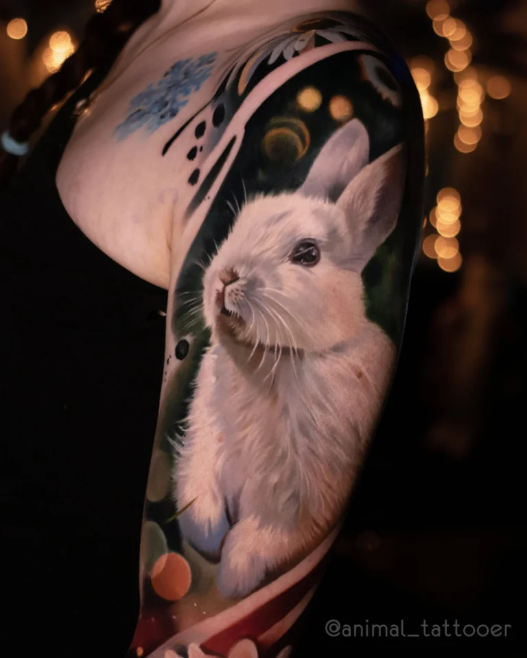 A cute bunny