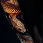 Yellow snake sleeve