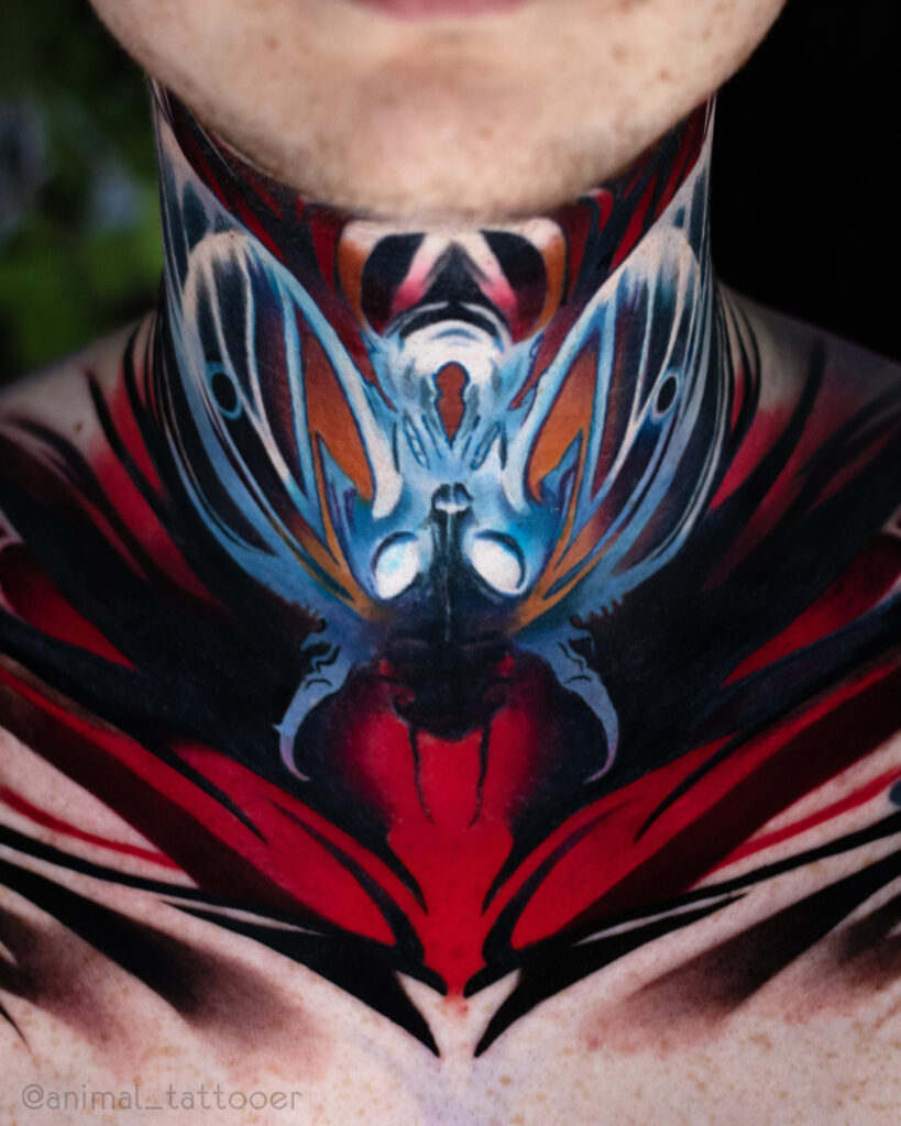 Neck tatto