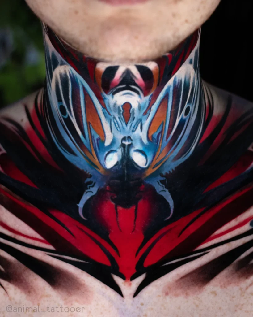 Neck tatto