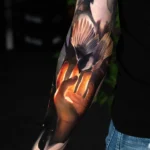 a bird on the hand