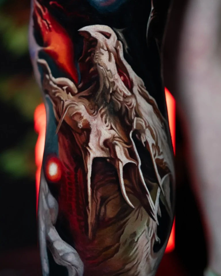 Dragon leg sleeve