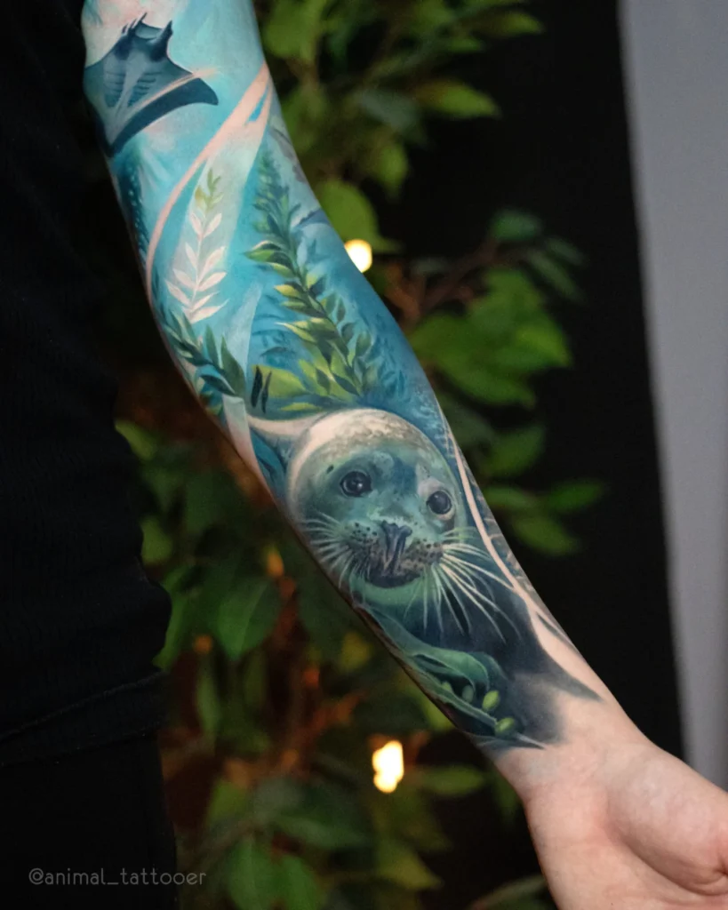 An underwater sleeve