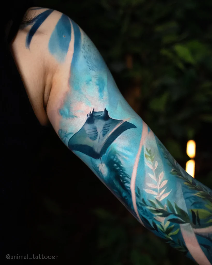 An underwater sleeve