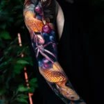 Yellow snake sleeve