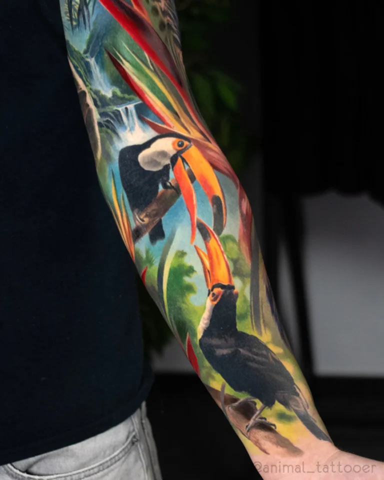 A jungle sleeve