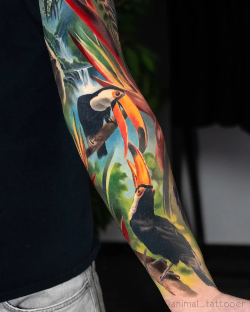 A jungle sleeve
