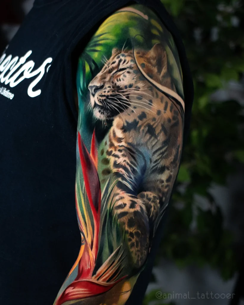 A jungle sleeve