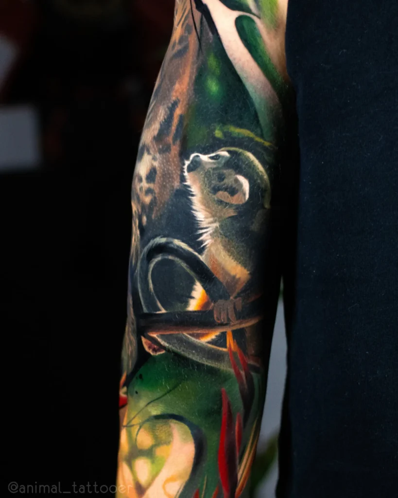 A jungle sleeve