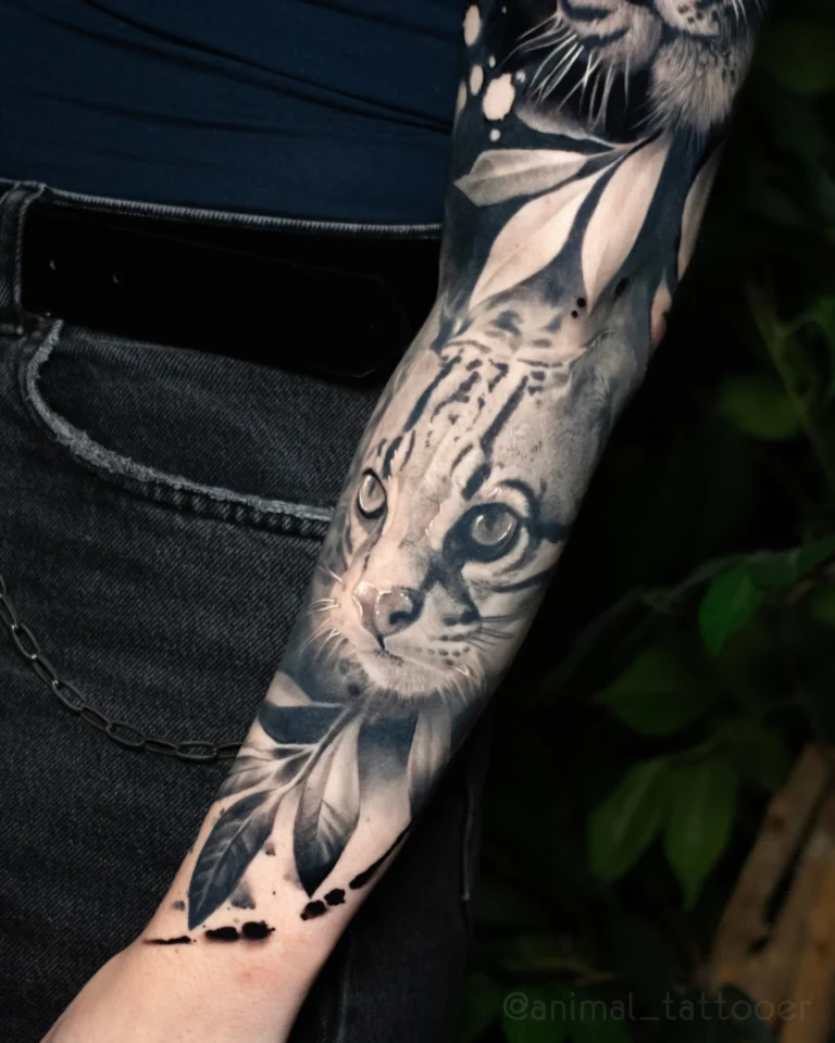 Gray wash sleeve