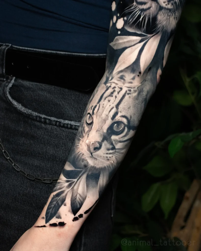 Gray wash sleeve