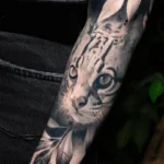 Gray wash sleeve