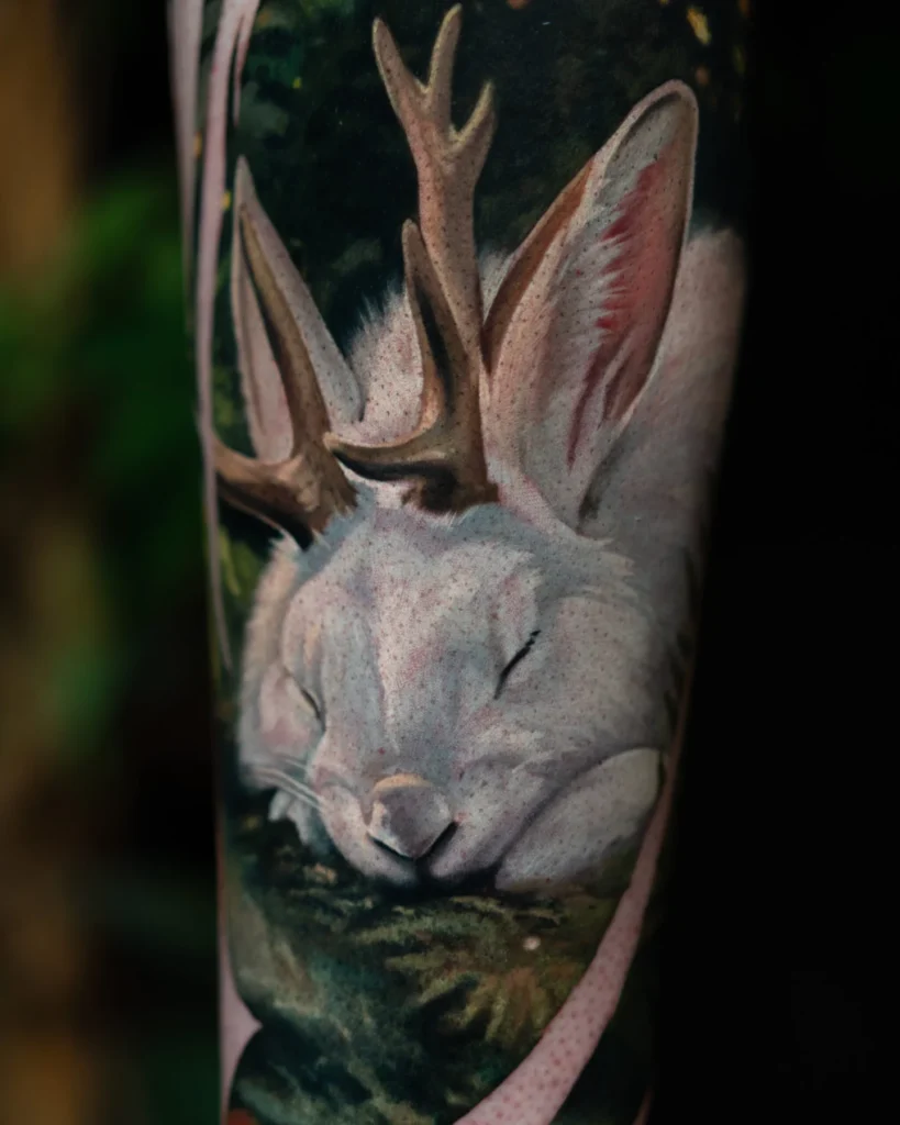 Jackalope bunny