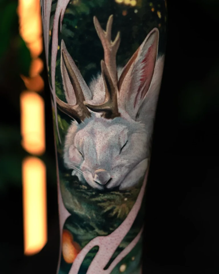 Jackalope bunny