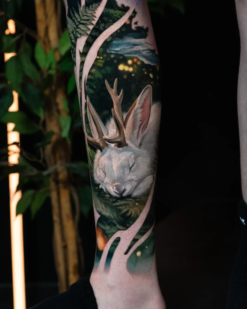 Jackalope bunny