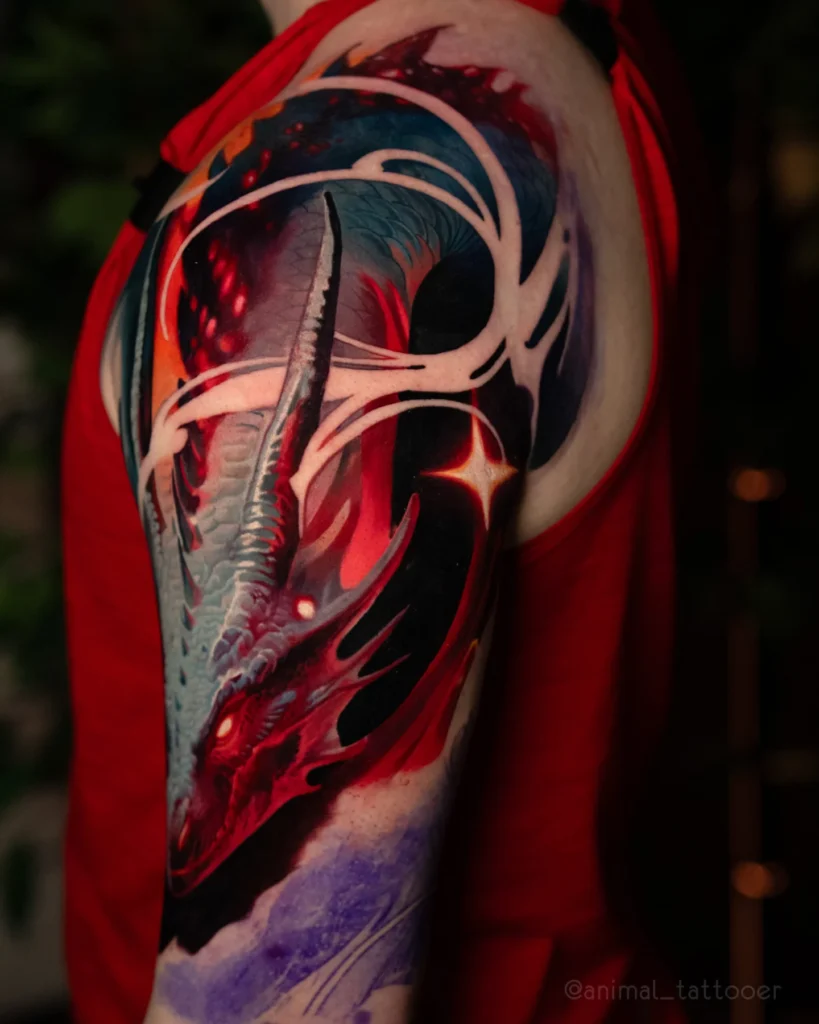 red dragon tattoo